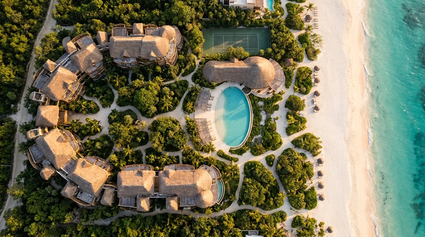 Aerial view of Marea Residences masterplan