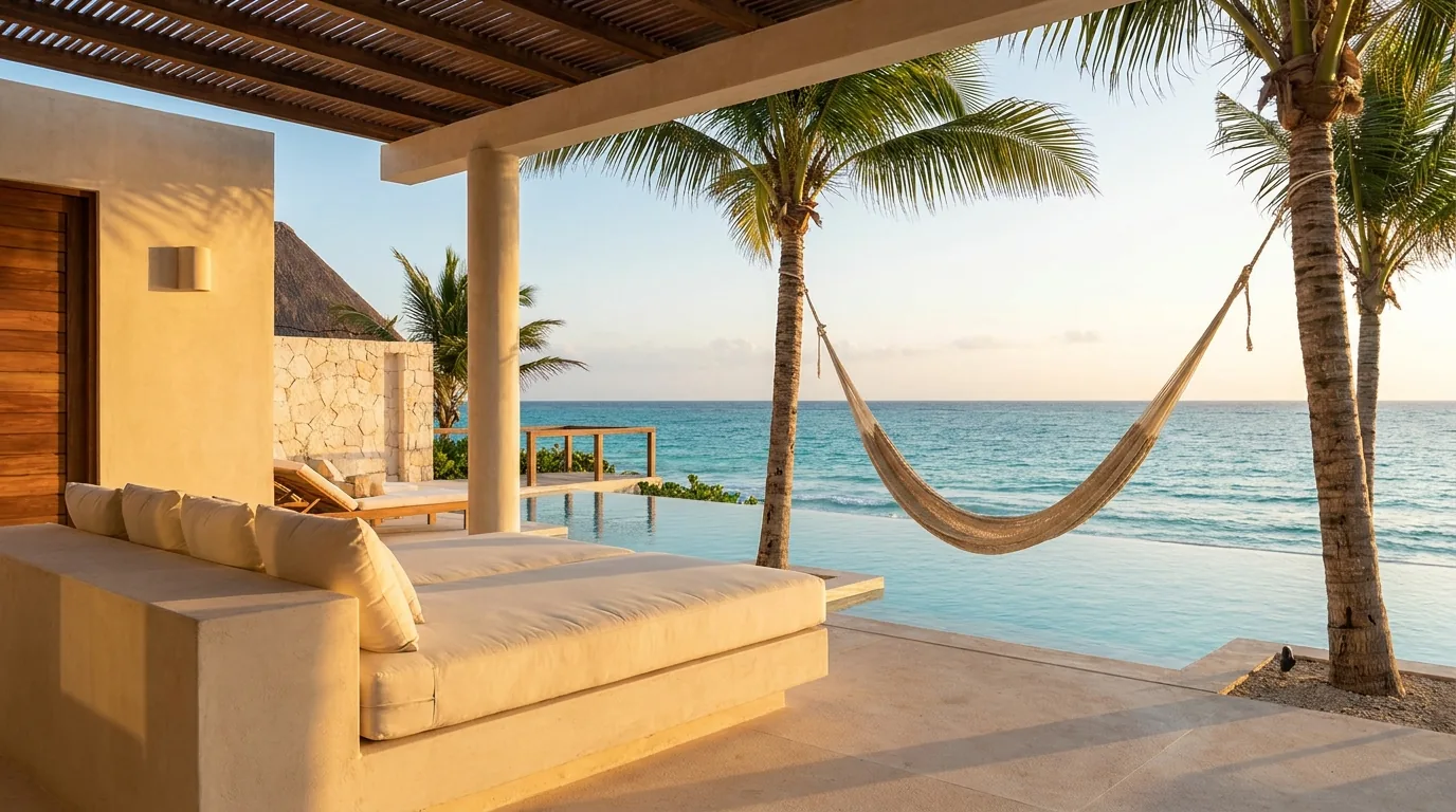 Riviera Maya beachfront vacation rental