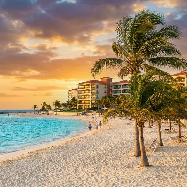 AI transforming Tulum real estate market, showing a modern property with digital overlays