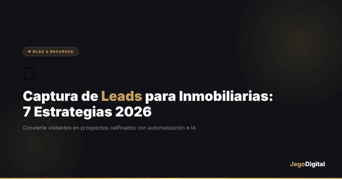 Generación y Captura de Leads