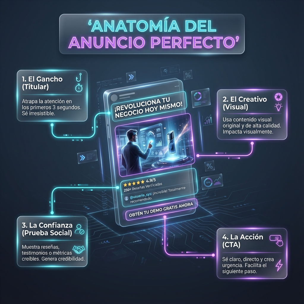 Infografía Anatomía de un Anuncio