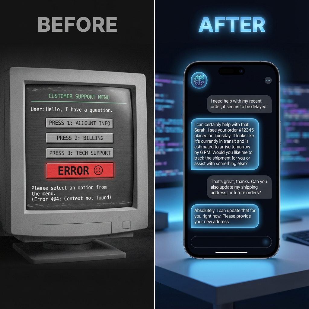 Comparativa Chatbot Viejo vs IA Nueva