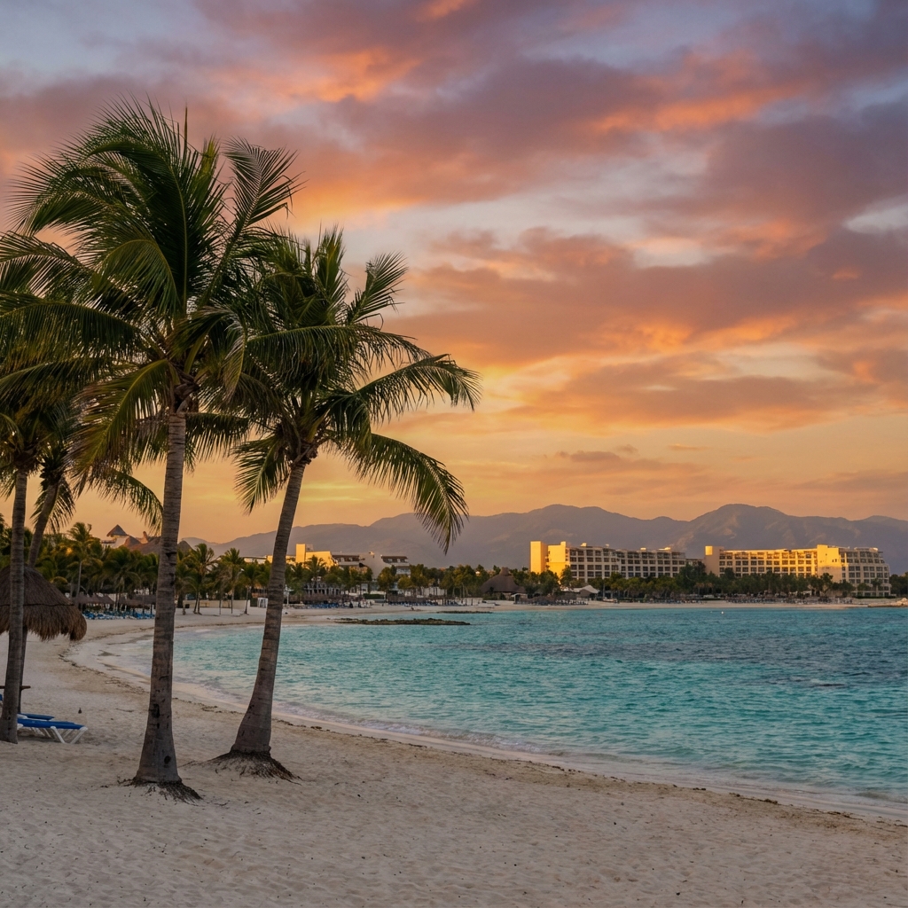 Cancun Paradise Background