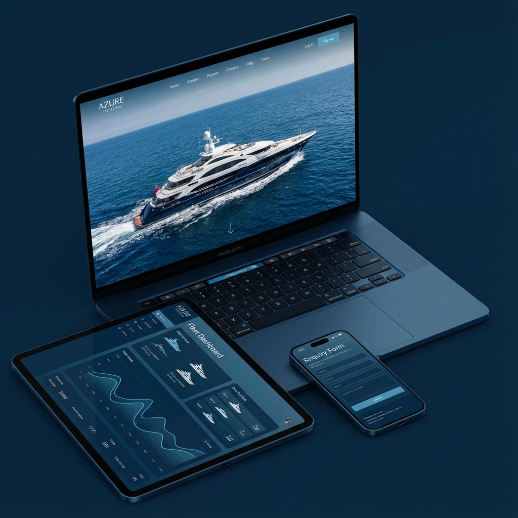 Diseño Web Yates de Lujo