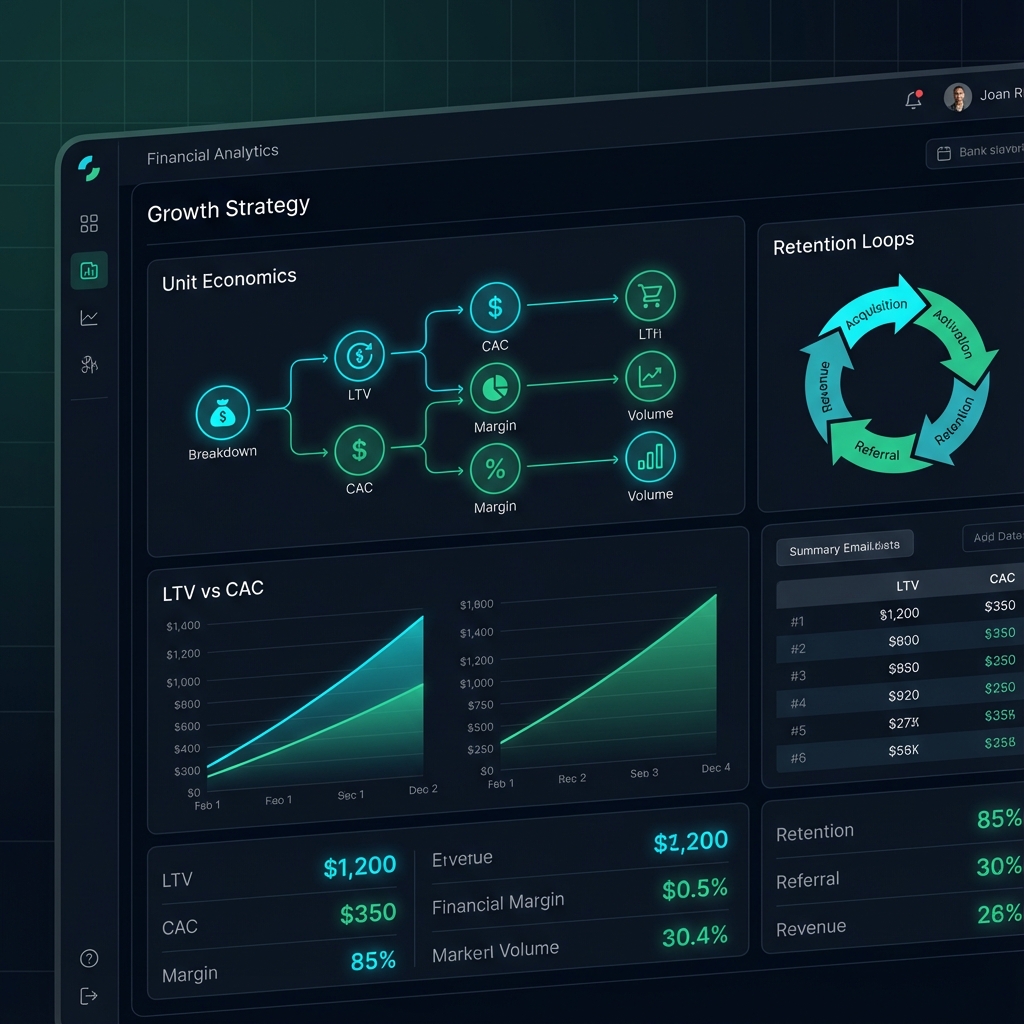 Unit Economics and LTV Dashboard