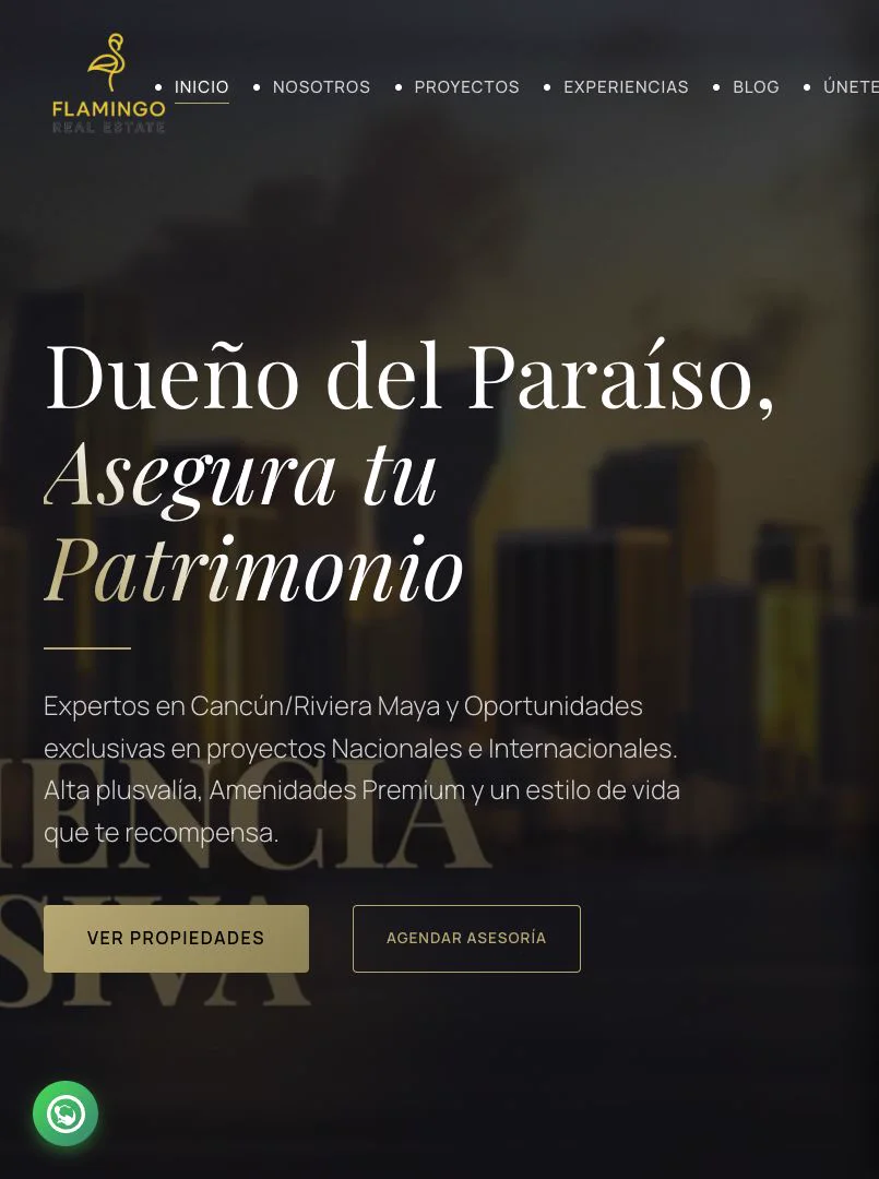 Flamingo Real Estate prueba de sitio