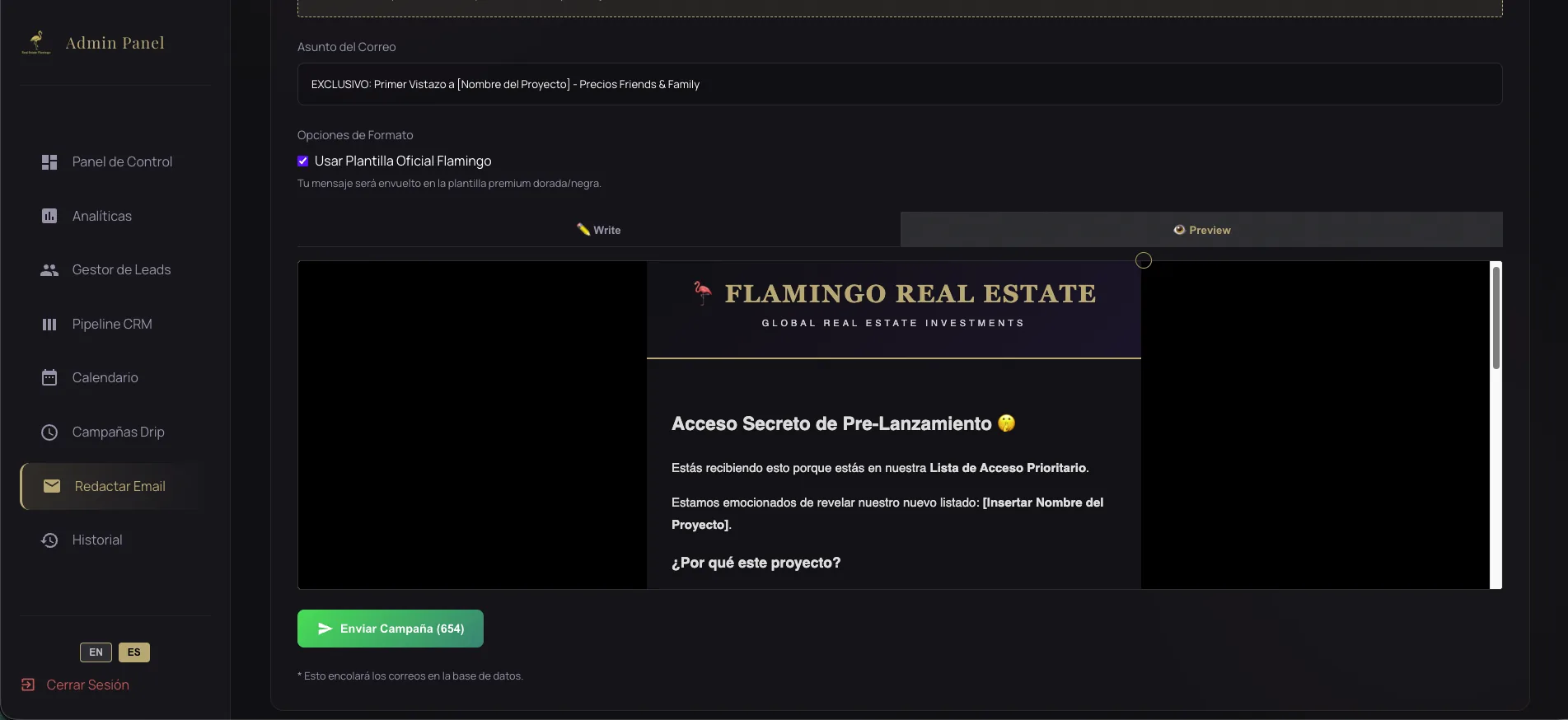 Emails personalizados branded para inmobiliarias