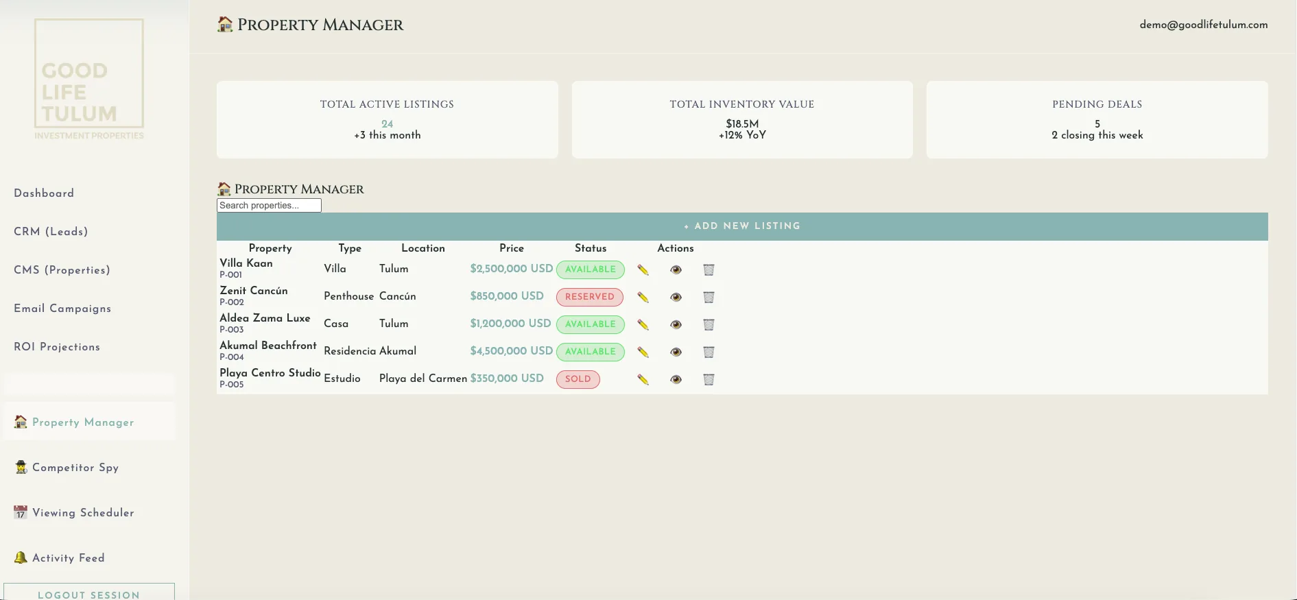 GoodLife calculator preview