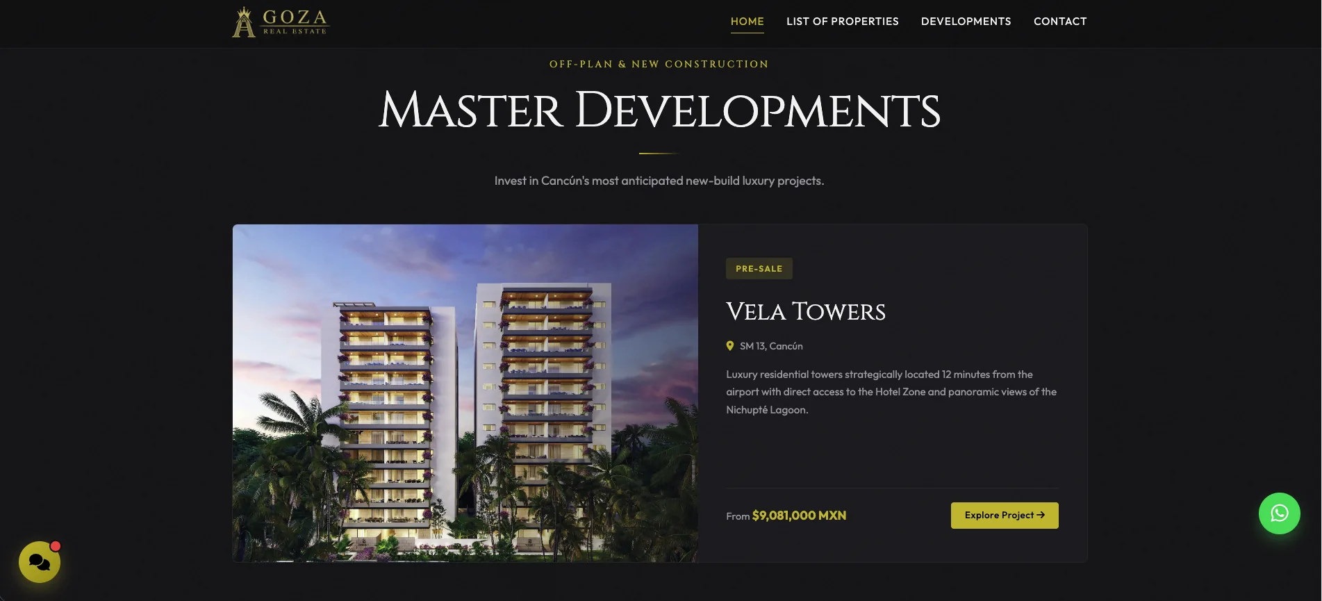 Goza listings preview