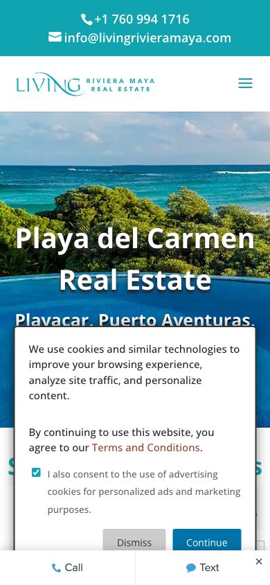 Living Riviera Maya mobile preview