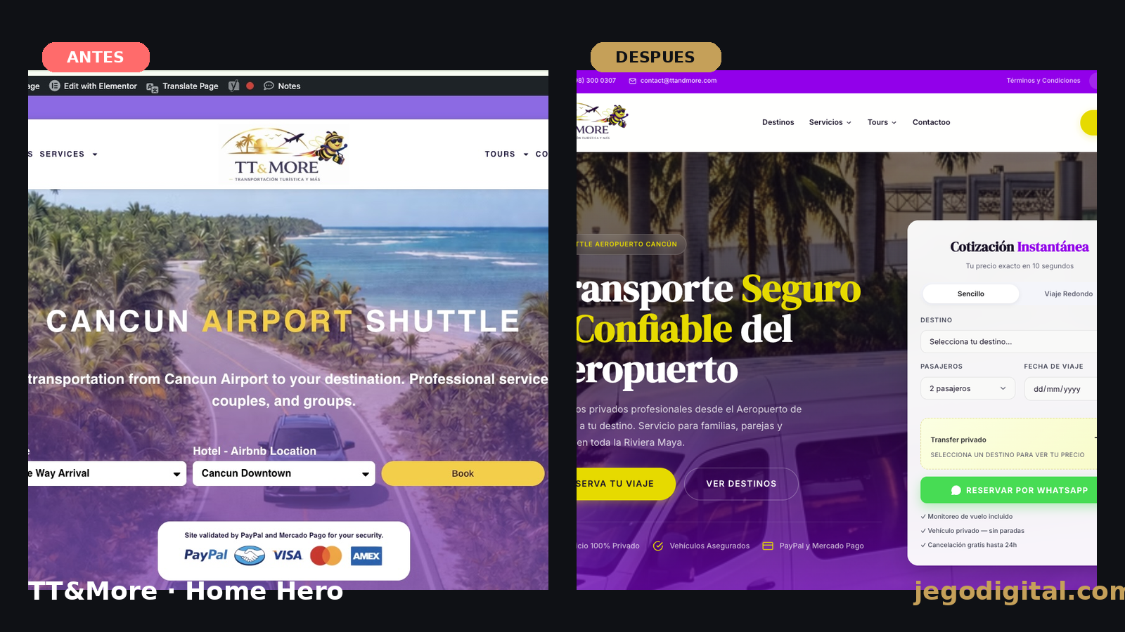 TT&More Before / After — Home